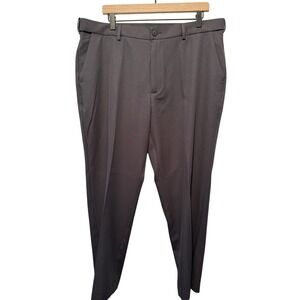PGA Tour Men's 38x29 Dark Gray Performance Pants‎ Polyester Golf Athletic